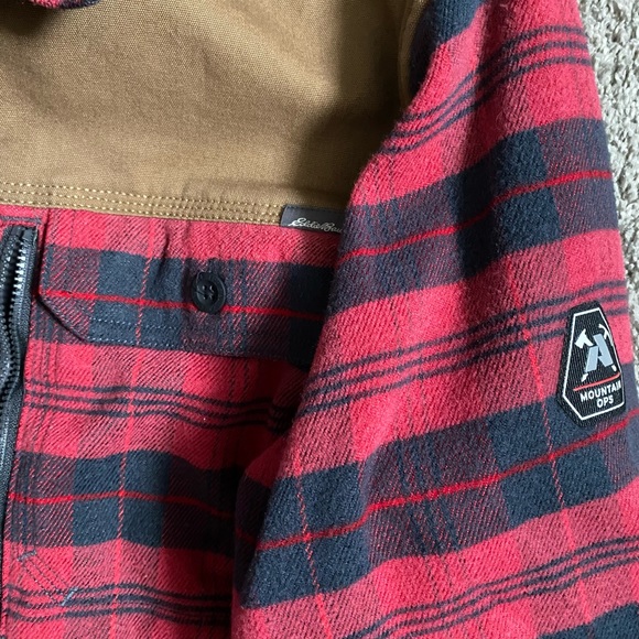 Eddie Bauer Chopper Sledge Flannel Work Shirt - Tall Medium - Picture 4 of 5